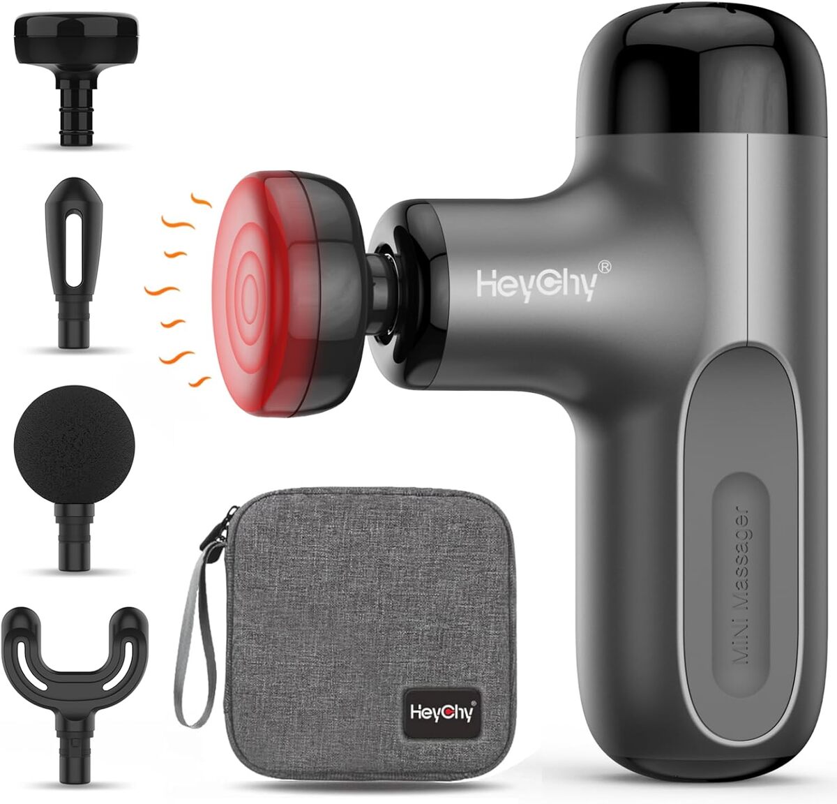 Test du pistolet de massage portable HEYCHY à chaleur