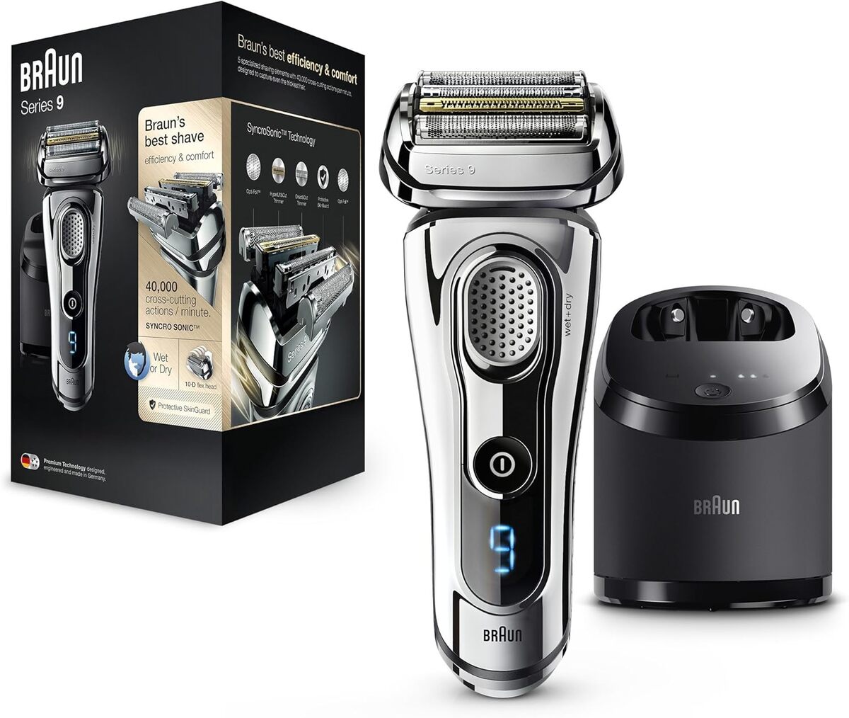 Test du rasoir Braun Series 9 9295cc Wet&Dry