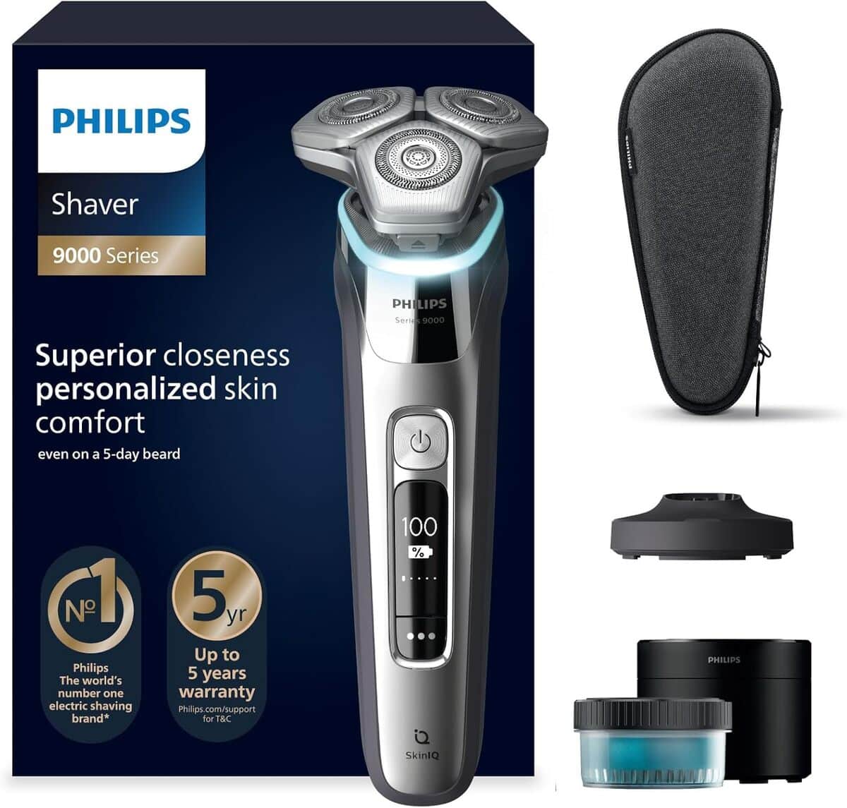 Test Philips Shaver S9000 : rasoir électrique Wet&Dry performant
