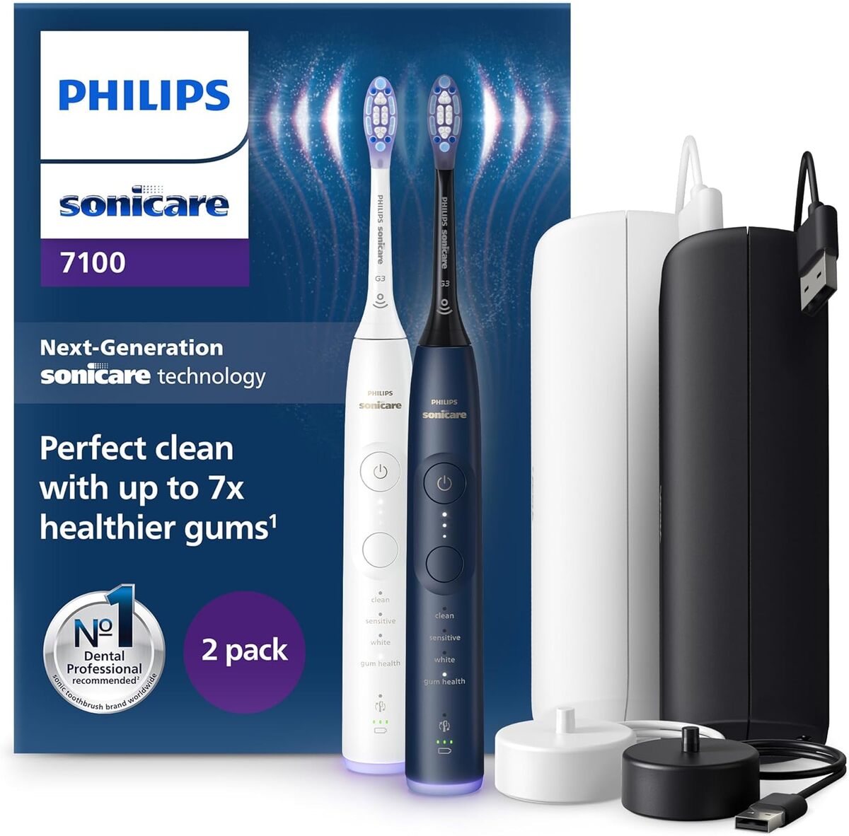 Test : philips Sonicare 7100, brosse à dents sonique intelligente