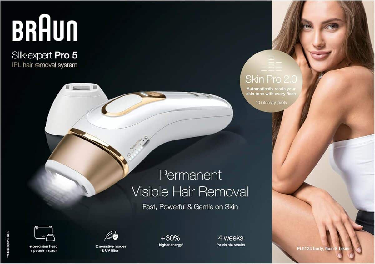 Test : braun IPL Silk Expert Pro 5, l'alternative à l'épilation au laser
