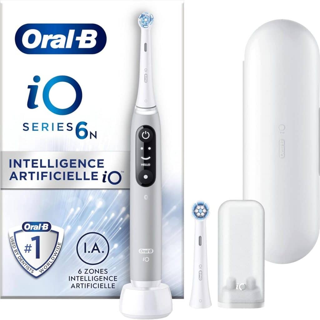 Test de la brosse à dents électrique Oral-B iO 6 : efficacité et élégance en gris