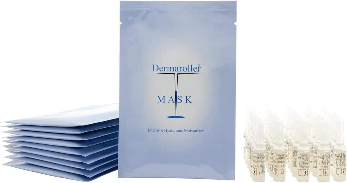 Test : dermaroller kit soin visage acide hyaluronique anti-âge