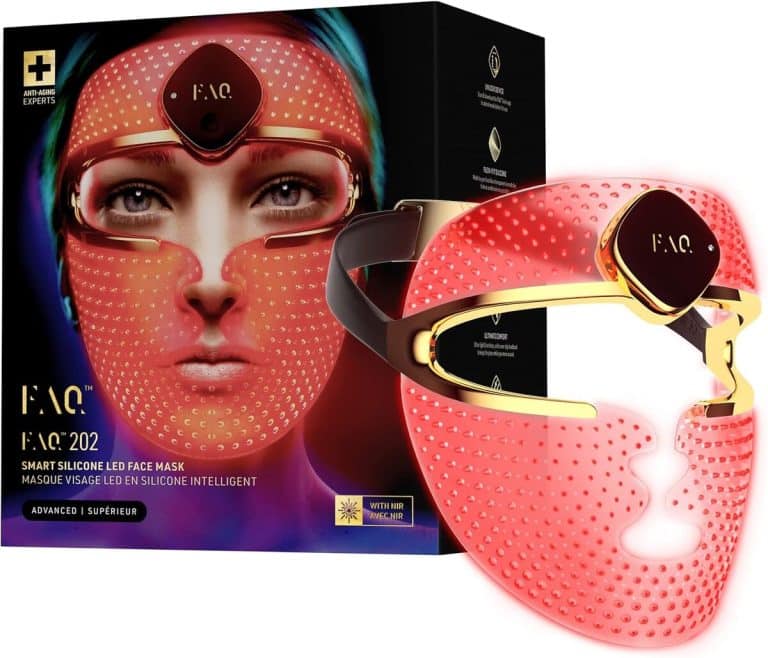 Masque LED Visage 7 Couleurs – Soin Luminothérapie Anti-âge Et Anti-acné