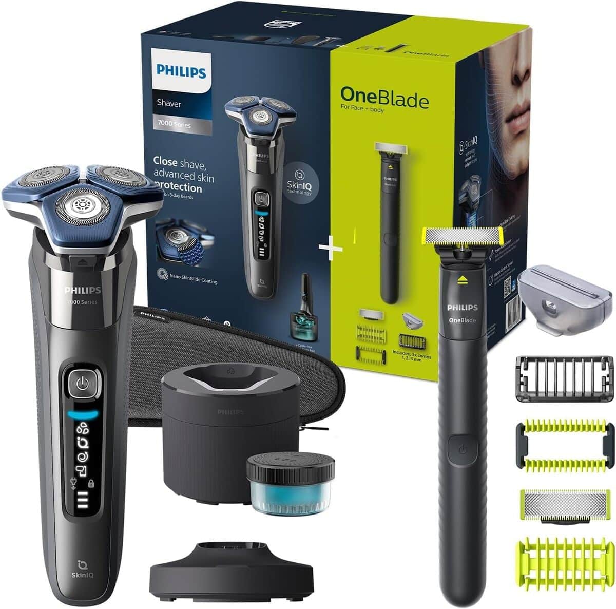 Test du Philips Shaver S7000 : rasoir électrique SkinIQ efficace