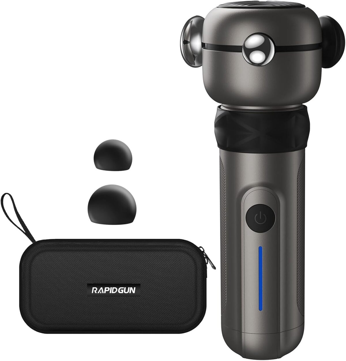 Test du pistolet de massage RapidGun Lite : batterie 2600 mAh