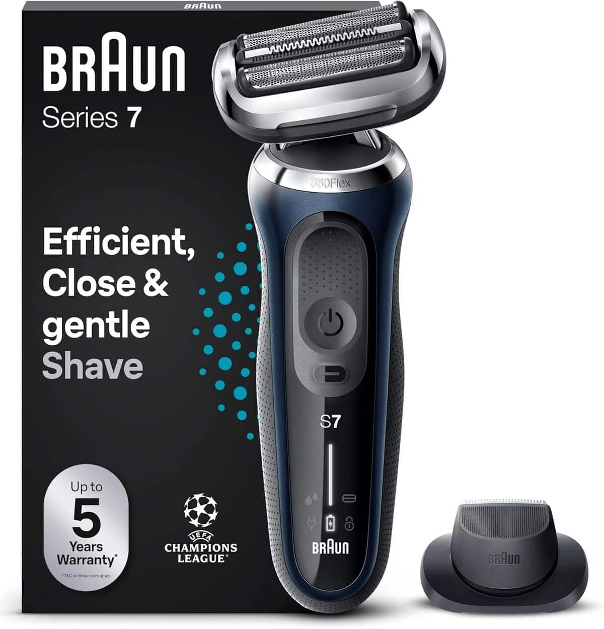 Test du rasoir Braun Series 7 71-B1200s : performance et flexibilité