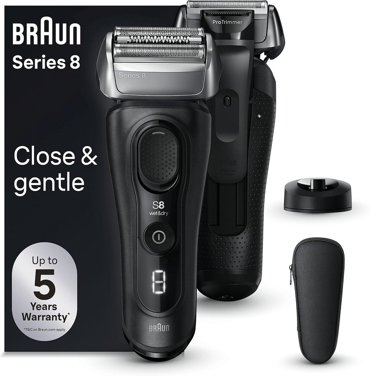 Test du rasoir Braun Series 8 8510s : efficacité et précision