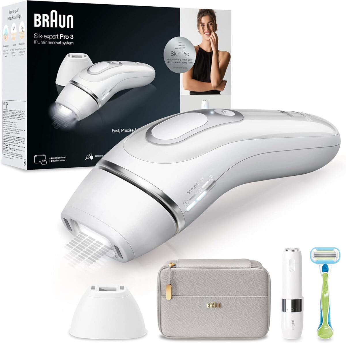 Test épilateur Braun Silk·expert Pro 3 : lumière pulsée efficace