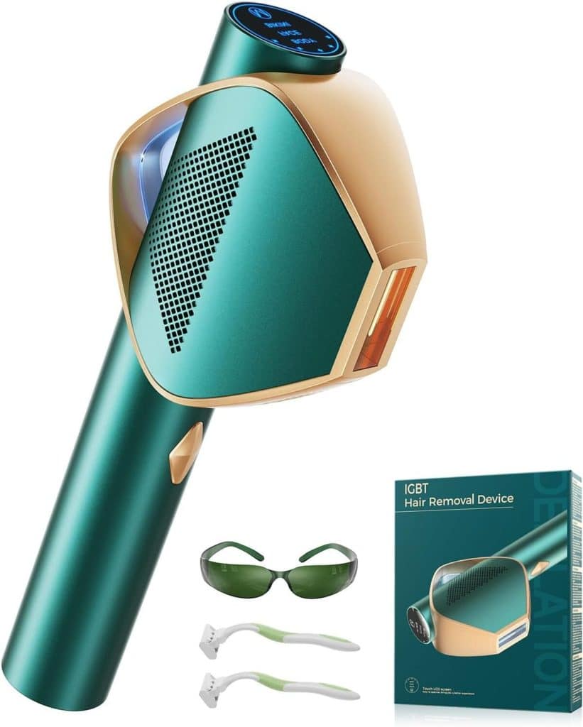 Test : épilateur lumière pulsée IGBT ultra rapide 19, 8J IPL