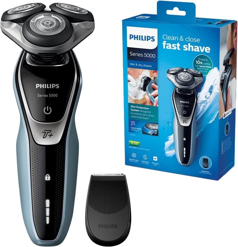 Test : philips S5530/06, rasoir électrique Turbo Plus