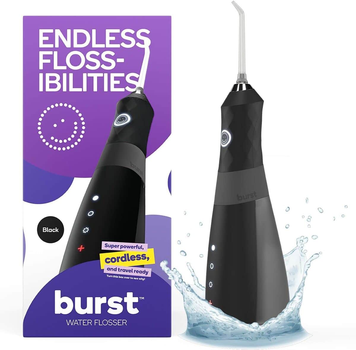 Test de l'hydropulseur électrique Burst : performance sans fil pour un sourire éclatant