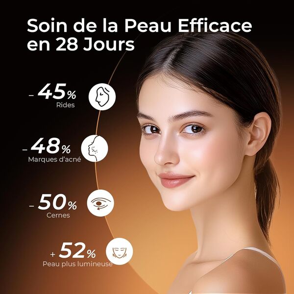 Masque LED pour le visage, lumière rouge, anti-âge, contre l'acné, les rides et les soins de la peau, masque facial LED pour la thérapie lumineuse, appareil de soin pour tous les types de peau, masque