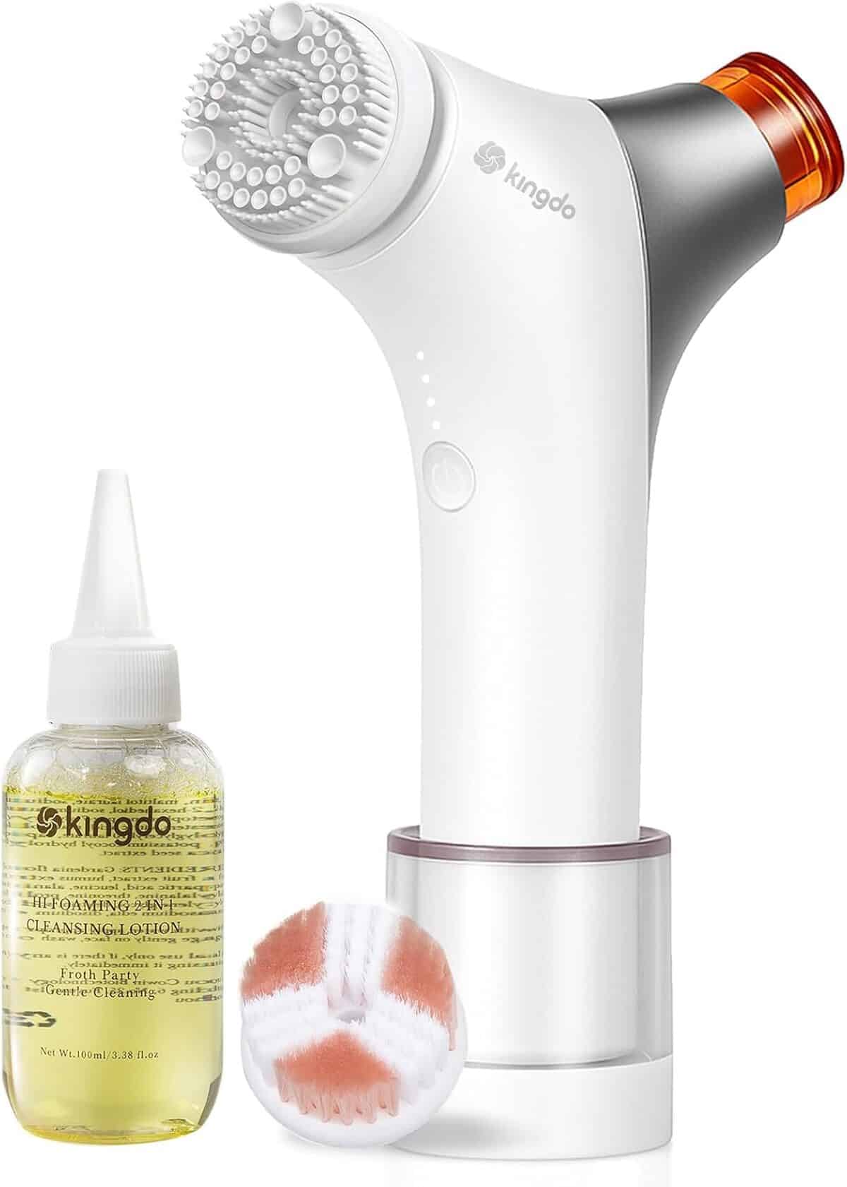Test de la brosse nettoyante visage KINGDO : efficacité 2-en-1