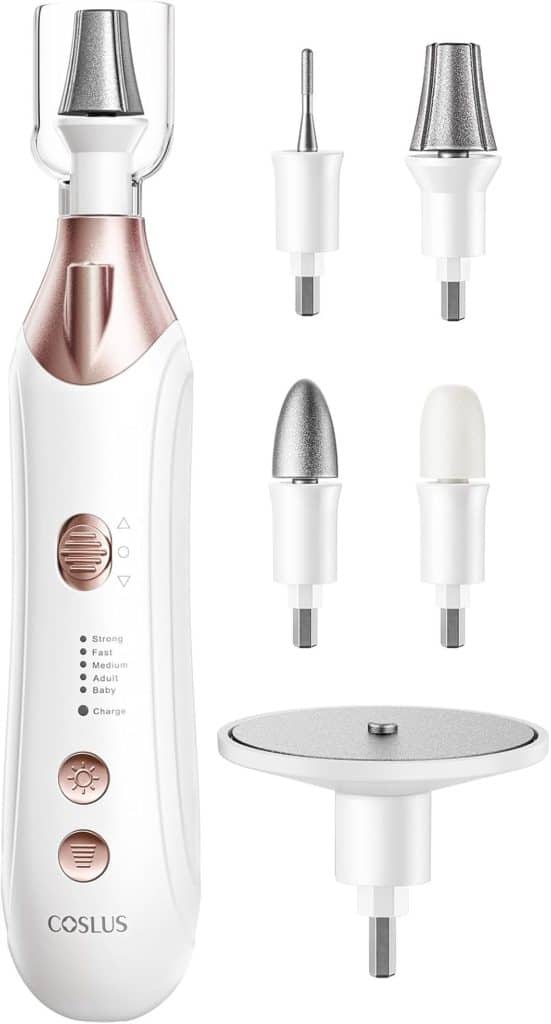 Test du kit manucure COSLUS : lime électrique et meuleuse sans fil