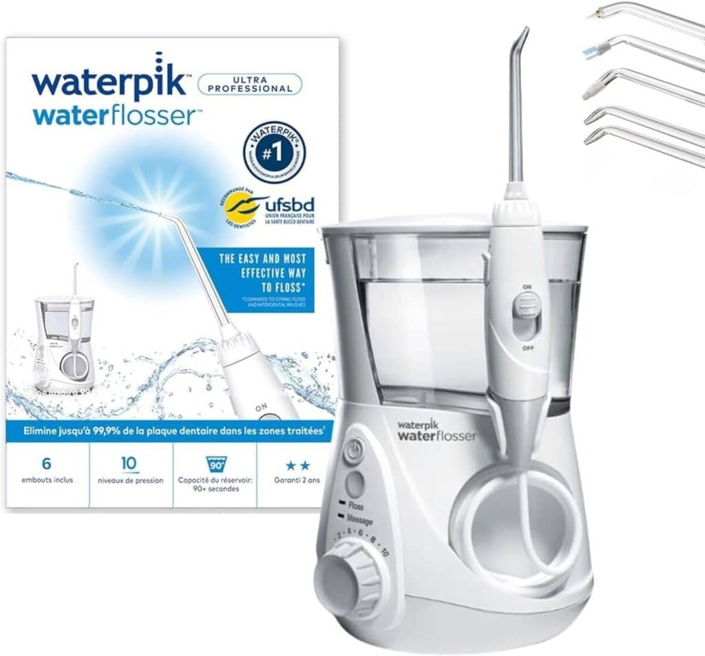 Test du Waterpik WF-660EU : hydropulseur ultra avec 10 niveaux de pression