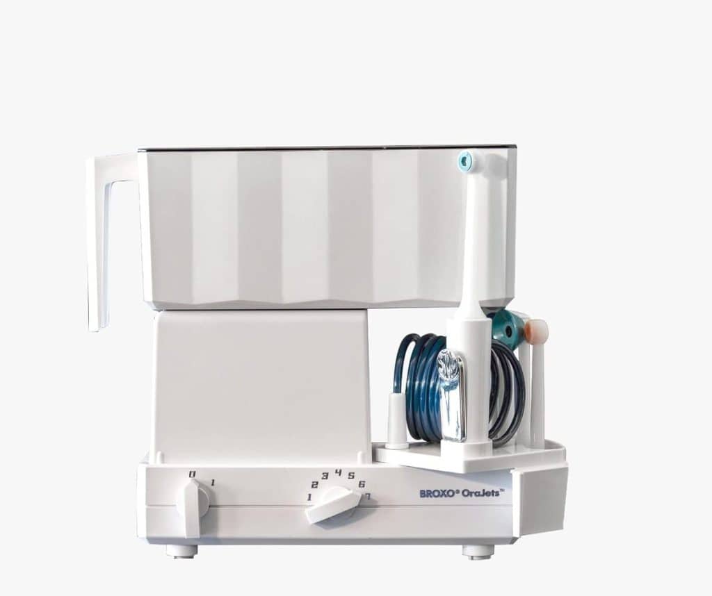 Test du Broxo Jet : jet dentaire français et protège-carte Arkebion intégré