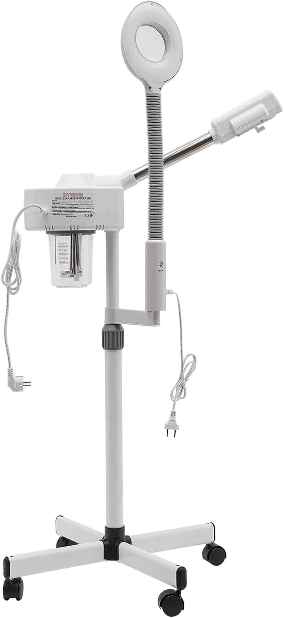 Test du vaporisateur et lampe loupe 2 en 1 pour spa et beauté