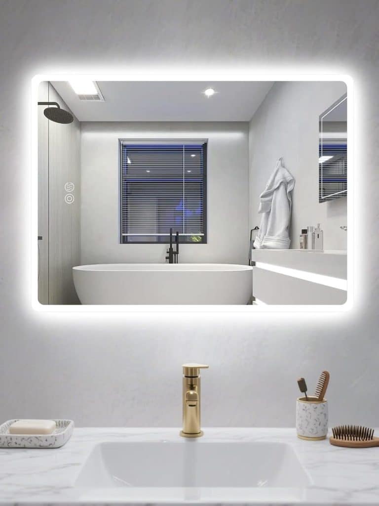 Test : miroir de bain LED Bluetooth Habison 60 x 80 cm