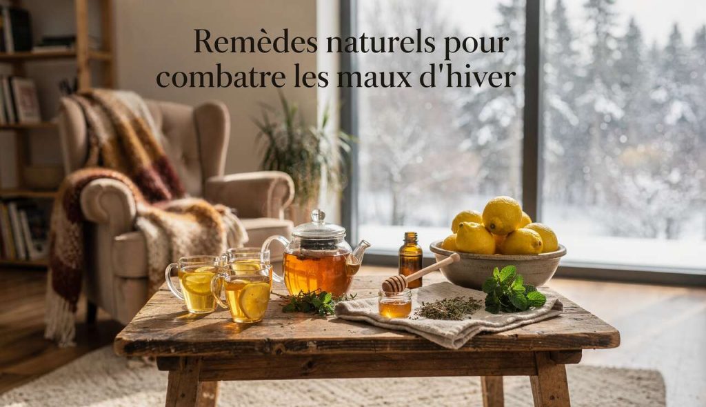 Remèdes naturels pour combattre les maux d'hiver