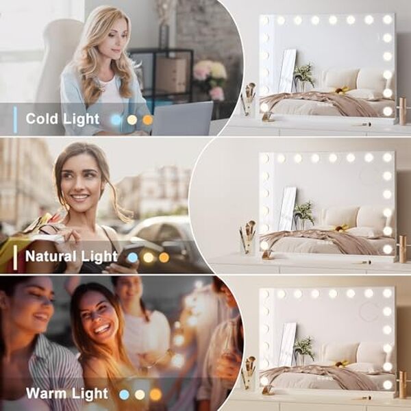 Découvrez notre avis sur le miroir Dripex Hollywood LED 80x60 cm : un indispensable pour un éclairage parfait lors de votre routine beauté.