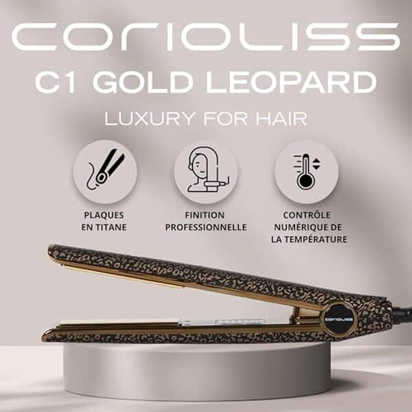 Découvrez notre test du fer à lisser Corioliss C1 au design léopard, idéal pour les cheveux fins. Efficacité, performance et style garantis  !