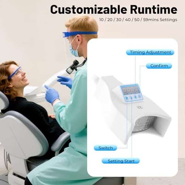 Découvrez notre analyse détaillée de la lampe de blanchiment dentaire LED portable avec ventilation intégrée. Idéal pour un sourire éclatant, efficace et pratique à utiliser partout.