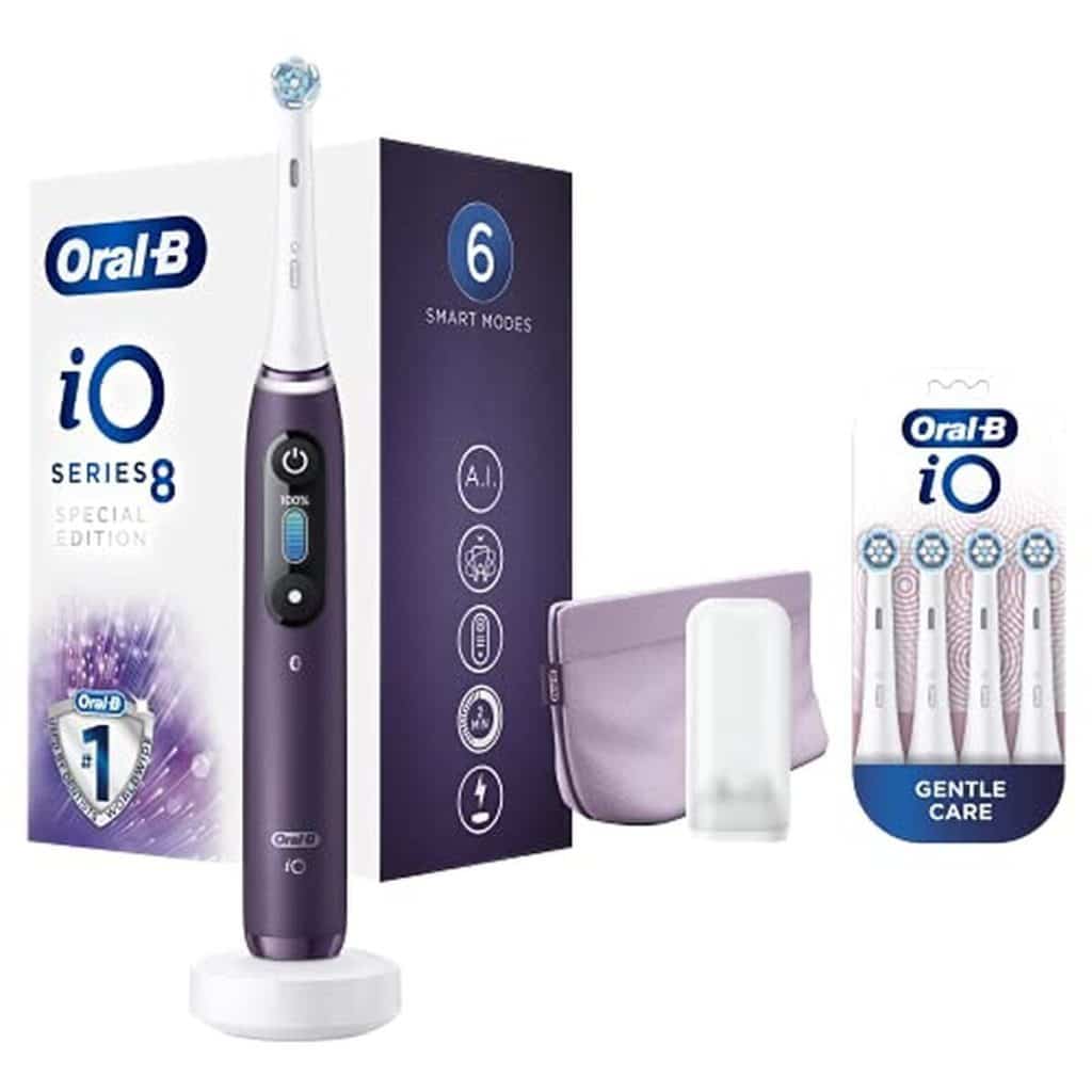 Test : brosse à dents Oral-B iO 8 édition spéciale violet améthrine