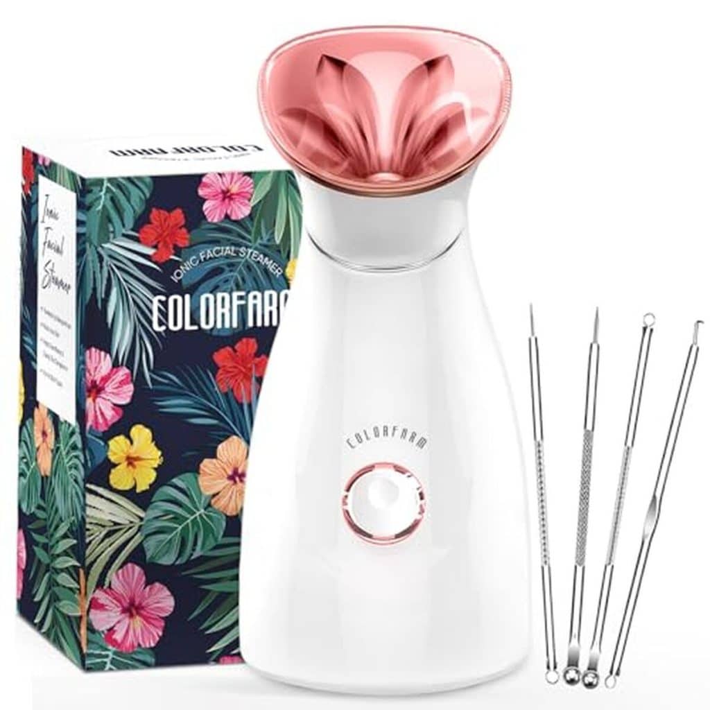 Test vapeur facial Nano : brume chaude hydratante