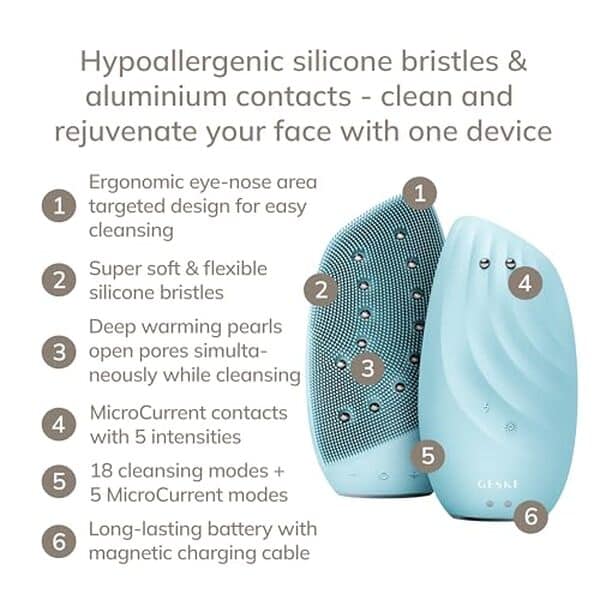 Découvrez notre test de la brosse faciale thermique sonique GESKE SmartAppGuided : efficacité, technologie et bienfaits pour votre peau décryptés dans cet article.