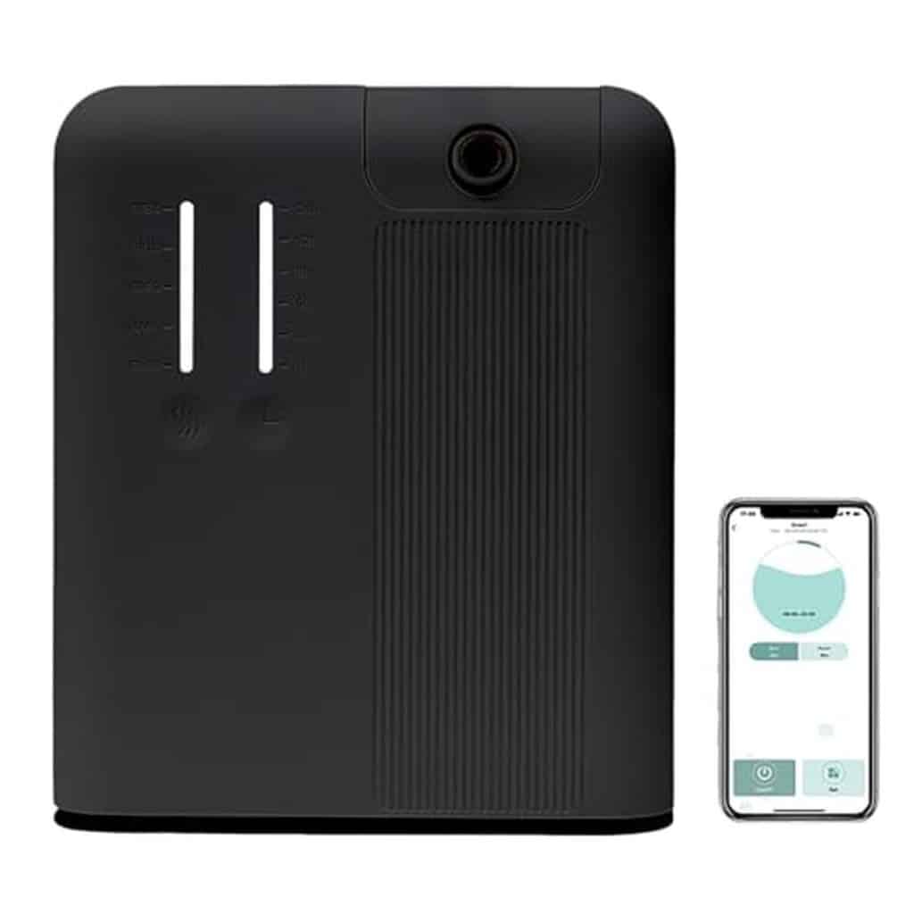 Test du diffuseur électrique 300 ml à nébulisation Bluetooth et Wi-Fi (noir)