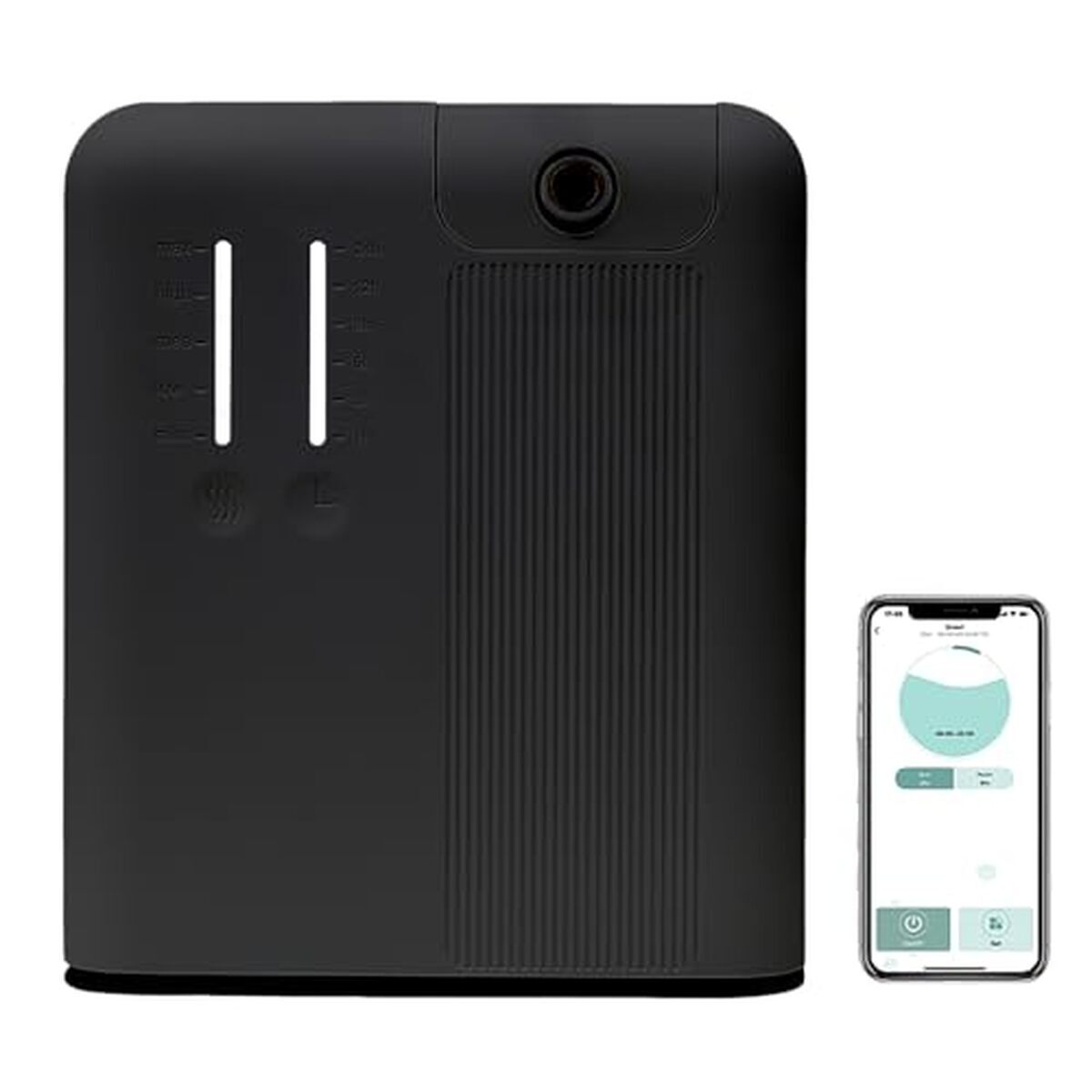 Test du diffuseur électrique 300 ml à nébulisation Bluetooth et Wi-Fi (noir)