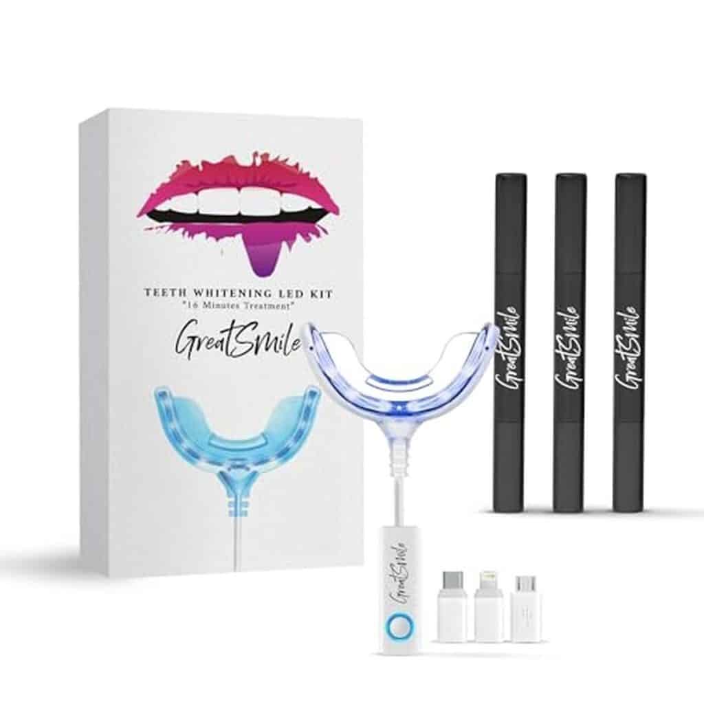 Test du kit blanchiment dentaire Pro GreatSmile