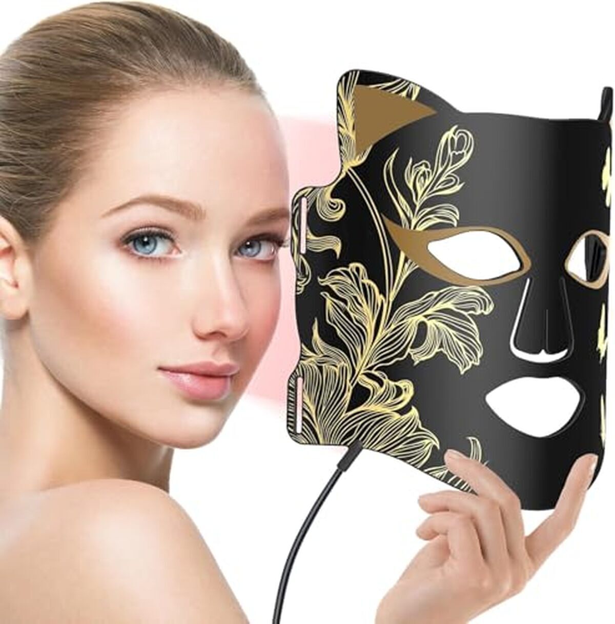 Test du masque LED facial et cou à 7 couleurs : révolution anti-âge et éclaircissante