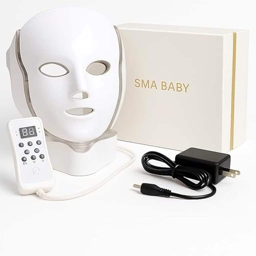 Test du masque LED visage : soin maison haute performance anti-âge et éclat