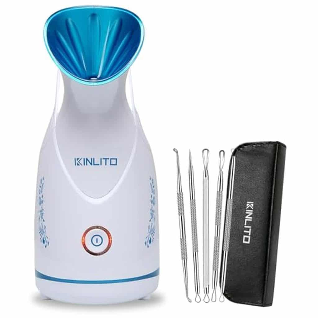 Test du vaporisateur facial KINLITO : nettoyage en profondeur