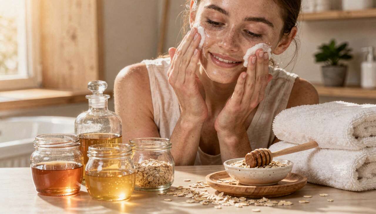 Exfoliation douce : respecter son visage