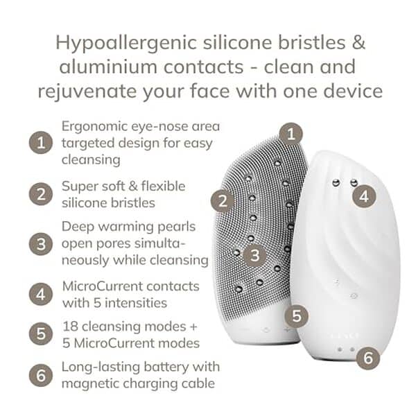 Explorez le test complet de la brosse faciale thermique sonique GESKE 8 en 1 : avantages, efficacité et conseils d'utilisation pour une peau éclatante.