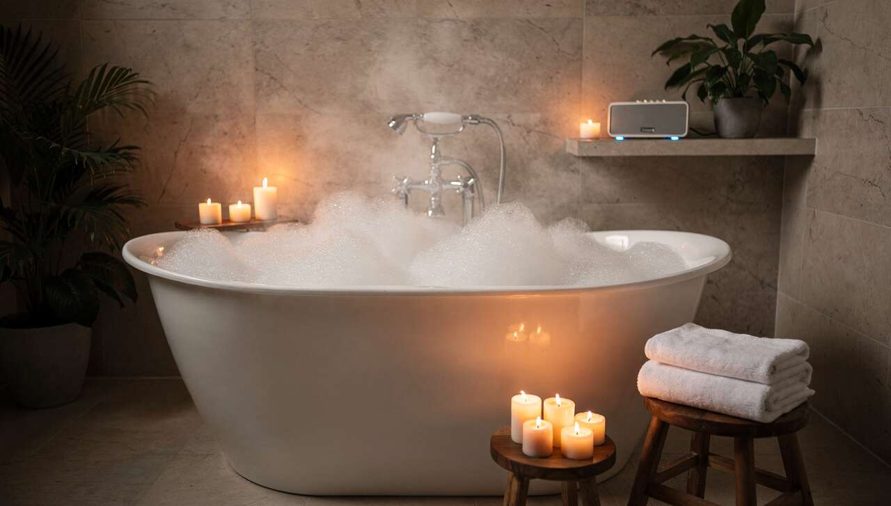 Se relaxer avec de la musique douce