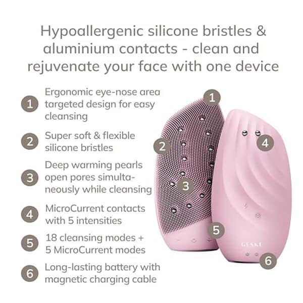 Découvrez notre test complet de la brosse faciale thermique sonique GESKE 8 en 1 : performances, fonctionnalités et résultats pour une peau lisse et rajeunie. 