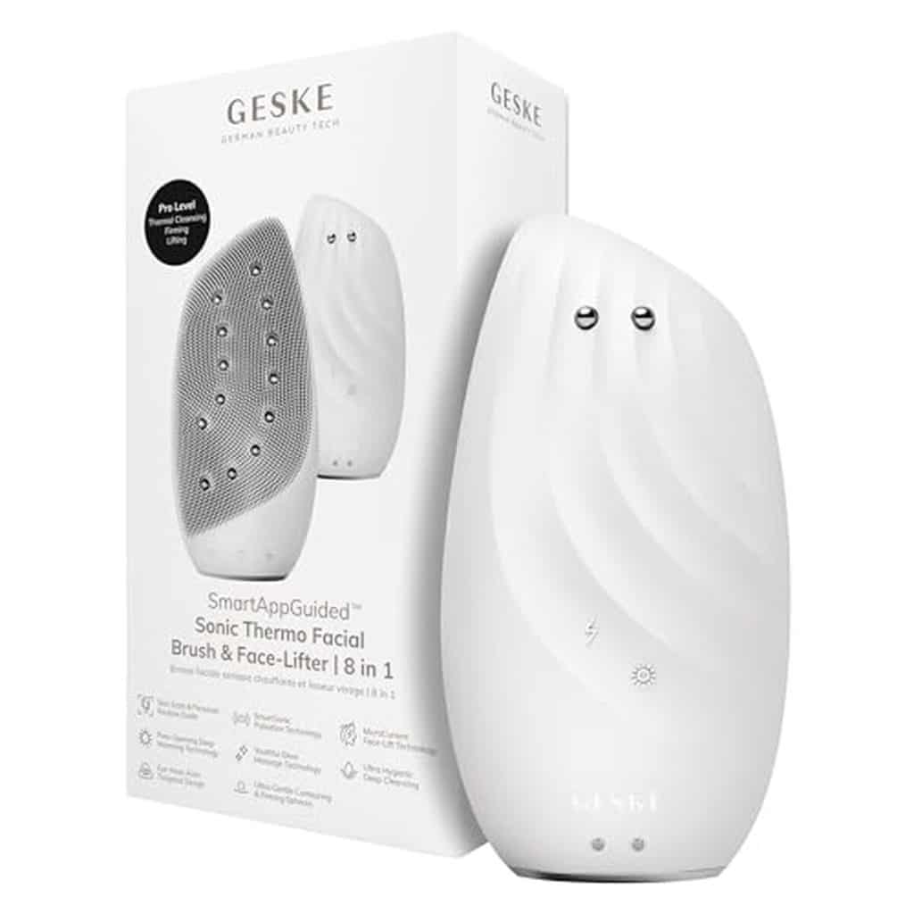 Test de la brosse faciale thermique sonique GESKE 8 en 1