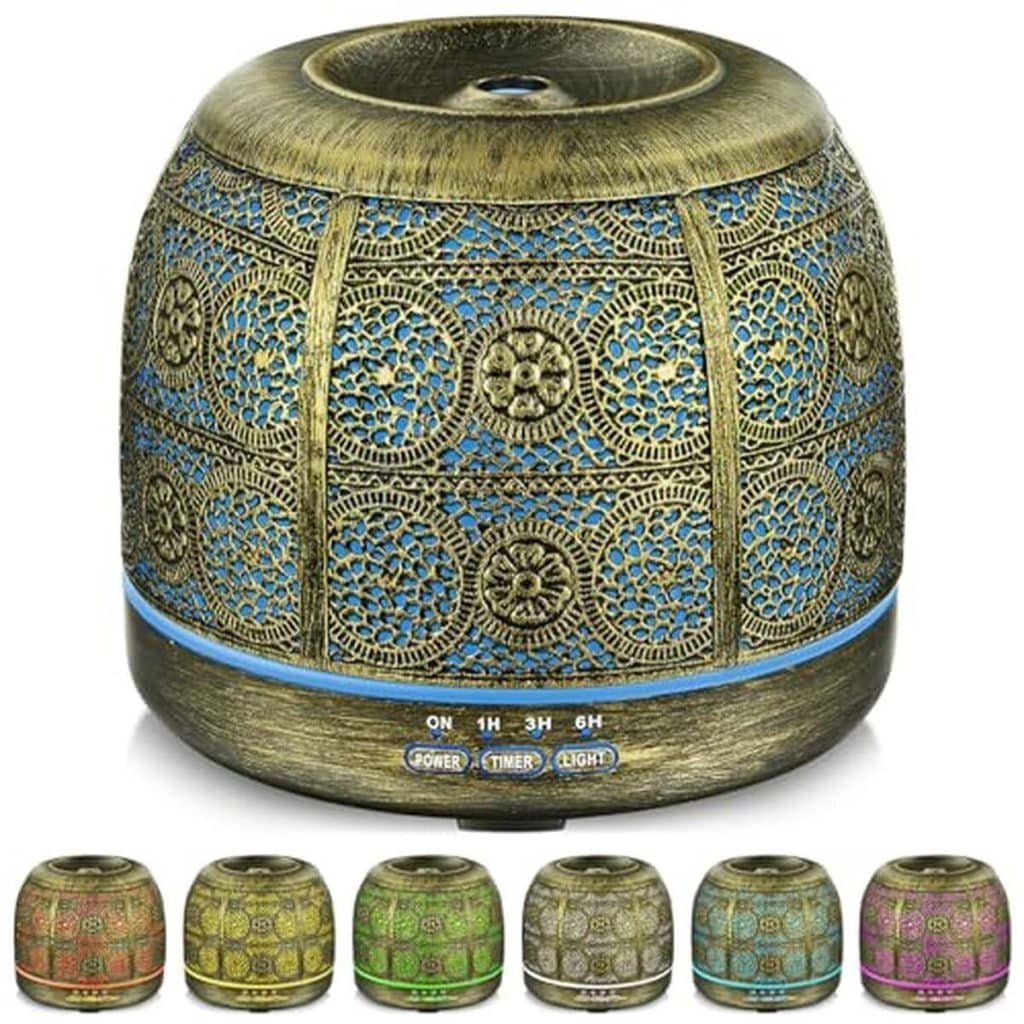 Test du diffuseur d'huiles essentielles Salking 500 ml style vintage