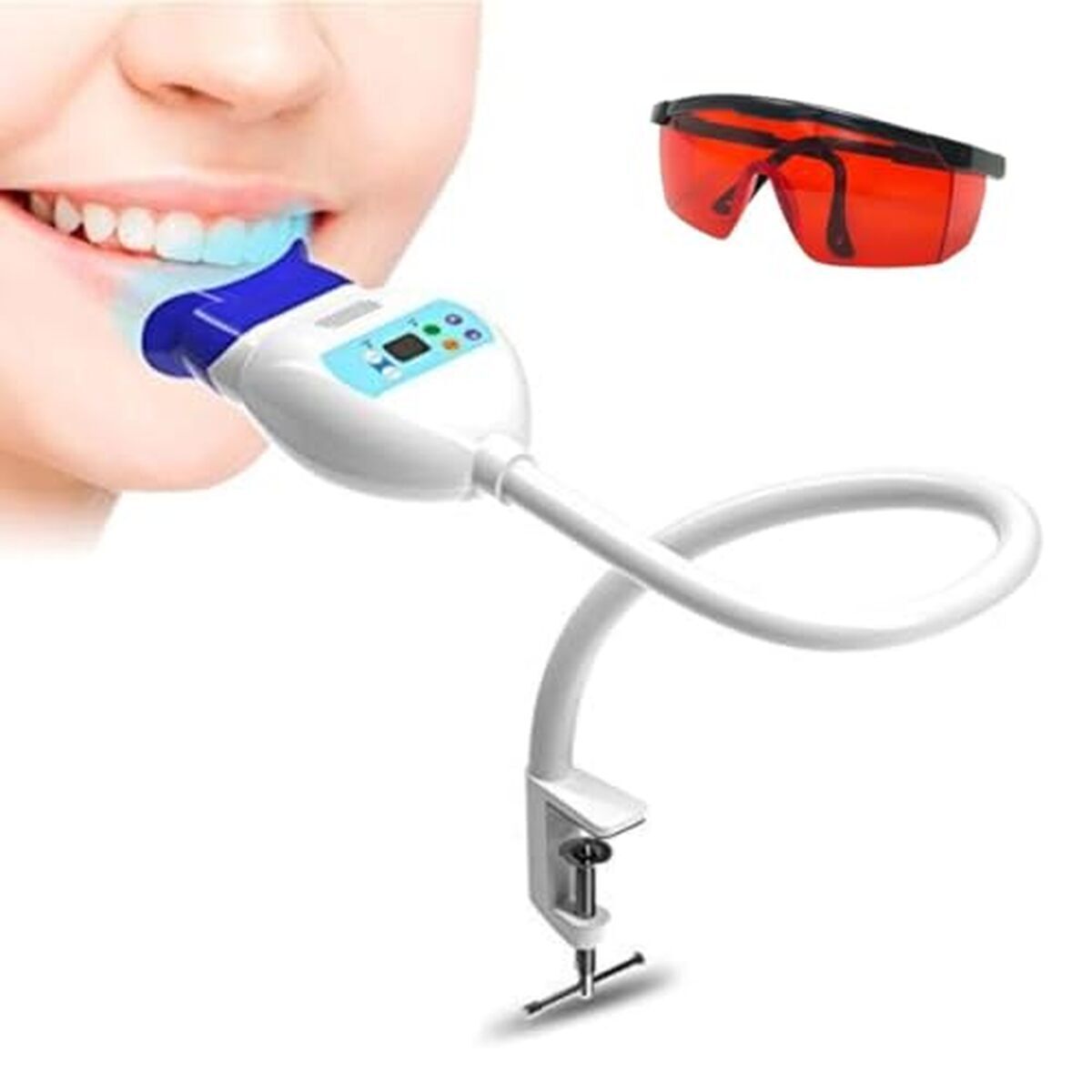 Test de la lampe blanchiment dentaire professionnelle Bitayoh